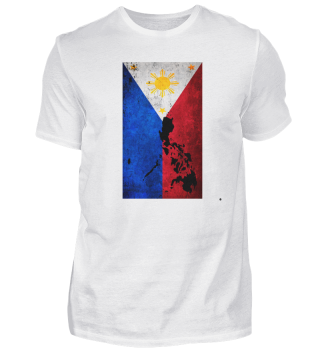 Philippine Flag Map Pilipinas Tagalog Filipino Gift