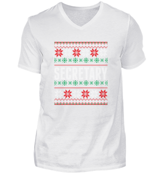 Secretary Profession Ugly Christmas