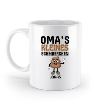 Omas kleine Scheißerchen Wunschname - Kaffeetasse / Geschenk / Familie