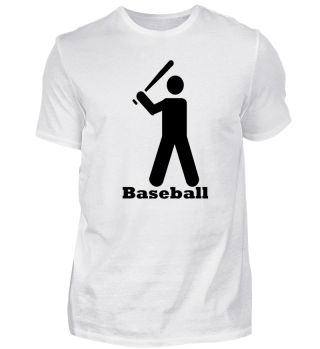 Bemerkenswertes T-Shirt mit Schriftzug Baseball