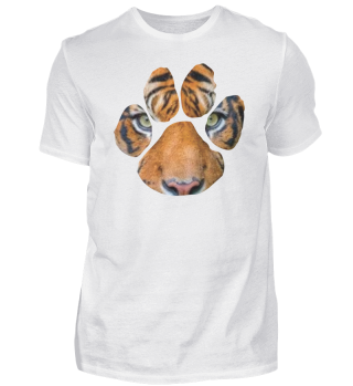 Cool Tiger Eyes Paw Lion Enthusiasts Graphic Tee Shirt Gift | Vintage Siberian Mammal Lover Men Women T Shirt