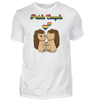 Pride Couple Igel LGBT Lesbisch Pärchen 
