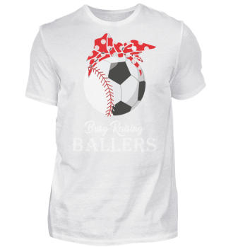Busy Raising Ballers Funny Volleyball