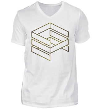Geometrie Physik Muster gold