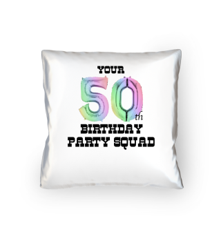 Your 50th Birthday Party Squad Group Photo Guest Outfit