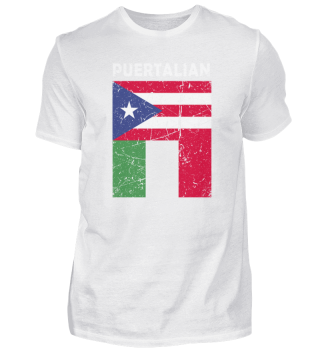 Funny Puerto Rican And Italian Flag Design - Puertalian product