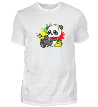 Creative Panda Bear I'm not crazy I'm just creatively insane print