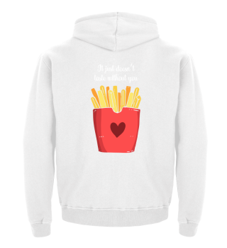 ketchup und pommes Valentinstag Geschenk