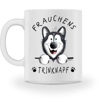 Frauchens Trinknapf Siberian Husky