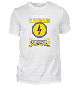 Elektriker Tshirt Elektroniker Shirt
