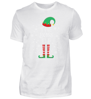 Boss Elf Matching Family Group Christmas