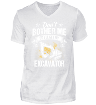 Excavator construction site - Don't bother me