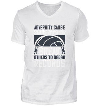 Adversity cause some men to break; others to break records