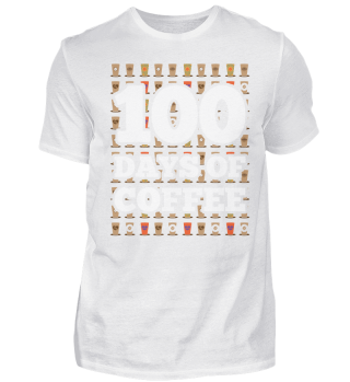 100 DAYS OF COFFEE T-SHIRT