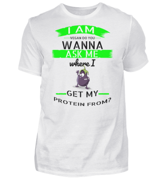 vegan - ask my about my protein