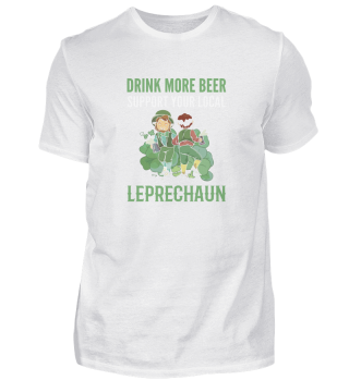 Drink More Beer Support Your Local Leprechaun St Patrick Day