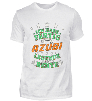 Azubi T-Shirt Geschenk Beruf Lustiger Sp