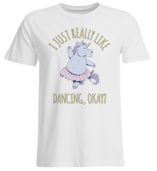 I like dancing unicorn ballerina girl