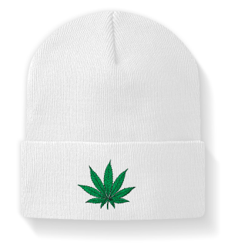 Weed Leaf - Cannabis Blatt Cappy & Kappen