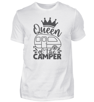 Queen Of The Camper Funny Quote Camping Saying