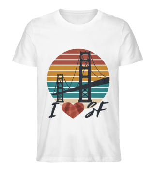 I love San Francisco, the Golden Gate Bridge, California