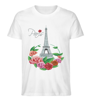 Eiffel Tower Flowers Paris With Roses French France Roses