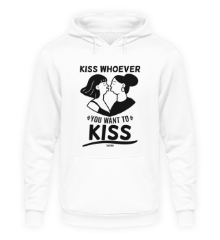 Women kiss
