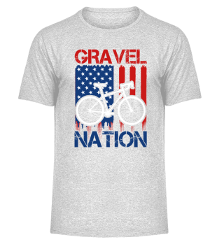 USA Gravel Nation / Gravel Bike / US Flag