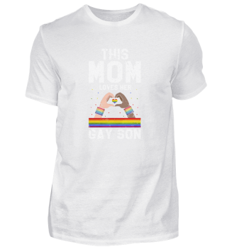 This MOM Loves Her Gay Son Retro Vintage