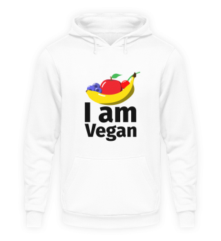 I am Vegan Obst - Illustration