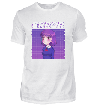 Error Sad Anime Girl Japanese Vaporwave 