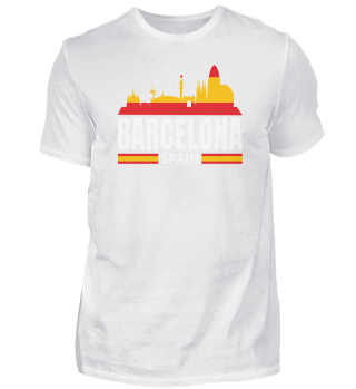Barcelona Spanien Skyline Geschenk