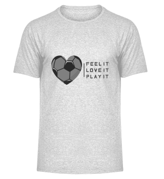 Fußball - Shirt - Herz - Top Geschenk