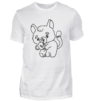 Katze Shirt, Mäuse Shirt für Kinder als 