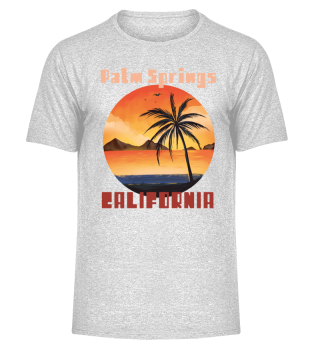 Palm Springs California Palm trees Beach Ocean Surfing