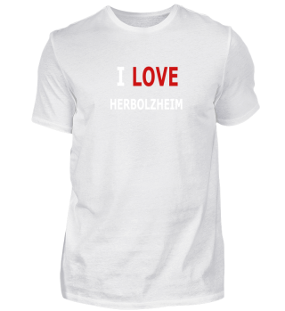 I love HERBOLZHEIM HERBOLZHEIM Geschenk