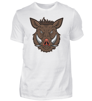 Warzenschwein Wald Jäger Gesicht Motiv