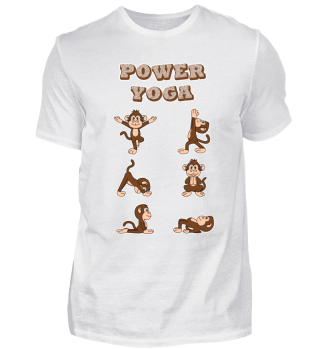 Yoga power monkeys - gift