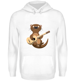 Guitar Playing Otter Music Wiesel