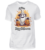Happy Halloween - Geist mit Kürbis