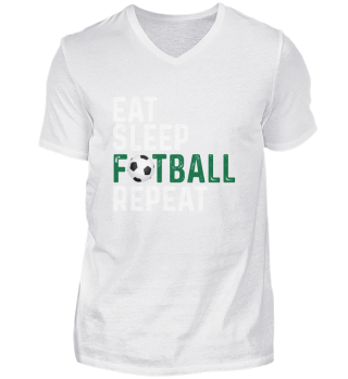 Eat Sleep Football Repeat Sports Fan
