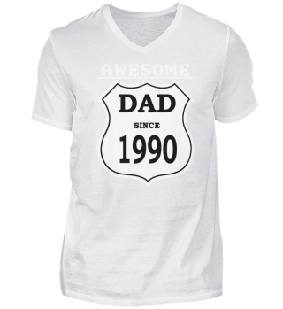 Bester Papa, Best Dad since 1990 T-Shirt