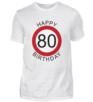Happy Birthday 80 Geburtstag