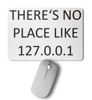 Mousepad - Localhost 127.0.0.1 Nerd