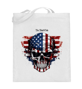 The Skull Club - American flag