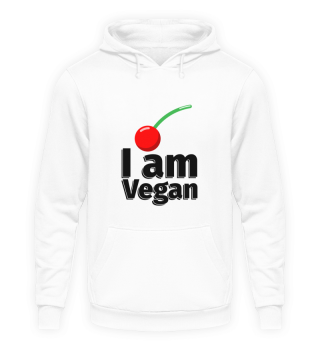 I am Vegan Kirsche - Illustration