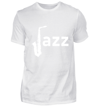 Jazz Musik T Shirt mit Saxophon