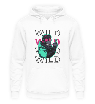Wild Wilder Affe Tierliebhaber Geschenk