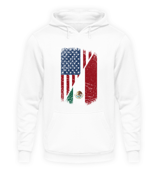 USA Mexican Flag