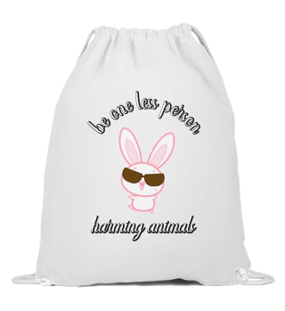 (0215) be one less person harming animals cool bunny